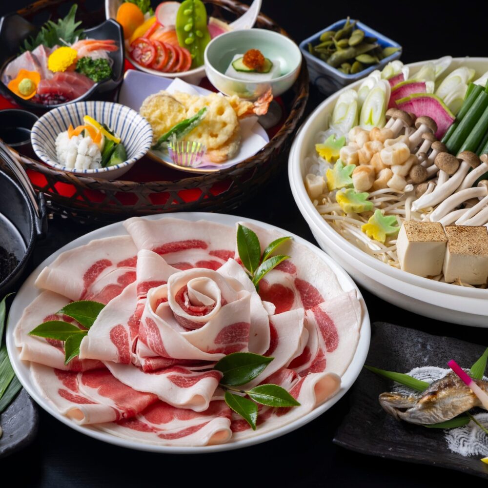 西紀荘の料理
